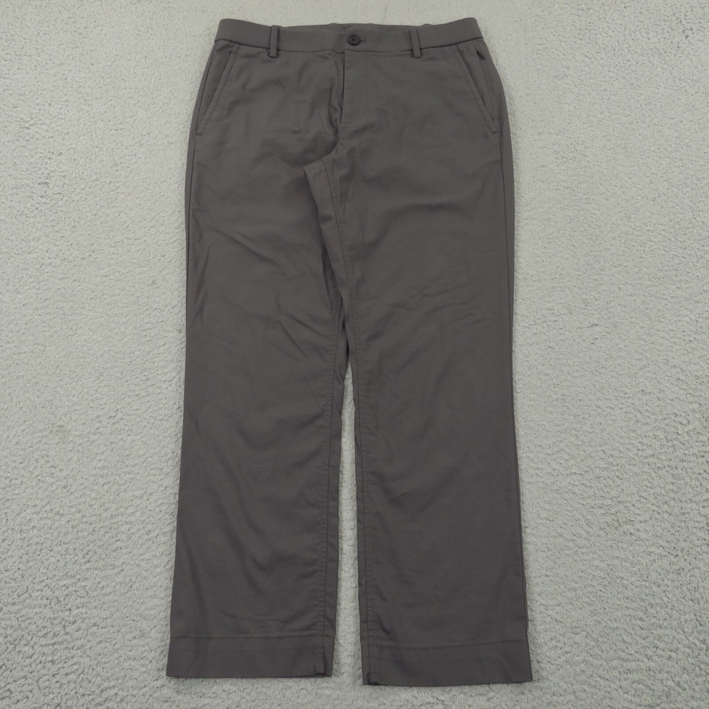 Kit and Ace Mens 32x28 Slim Charcoal Navigator Commuter Chinos Flex Pants